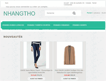 Tablet Screenshot of nhangthomkimngoc.com